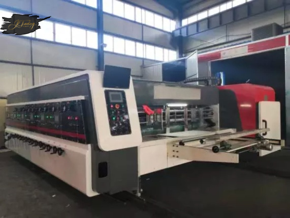 Four Color Corrugated Paper Printing Die-cutting Vibrator Stacker Machine